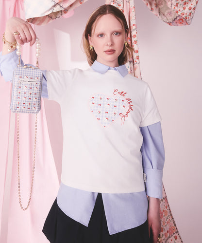 Cath Kidston × Hello Kitty ベーシックTシャツ