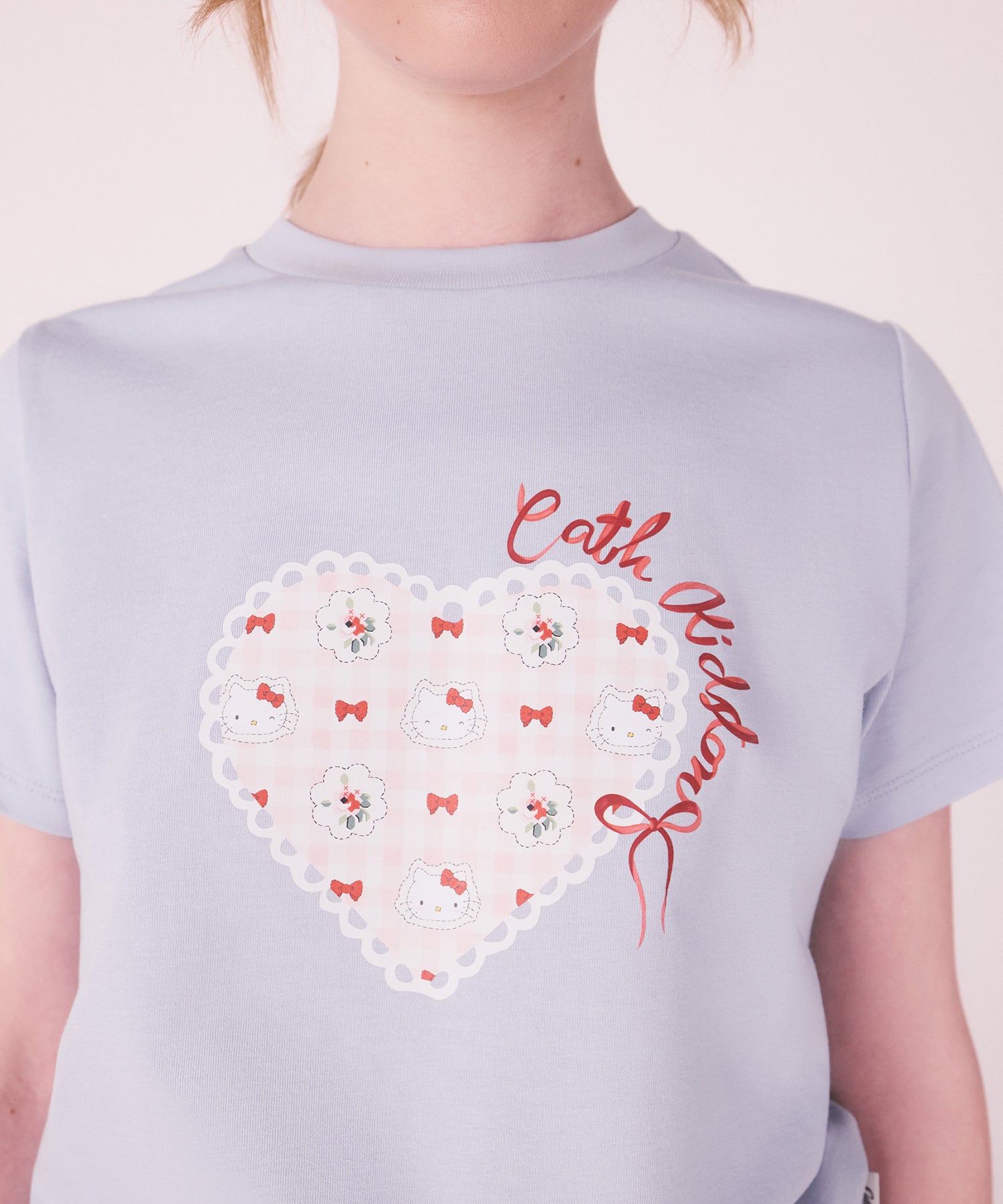 Cath Kidston × Hello Kitty ベーシックTシャツ