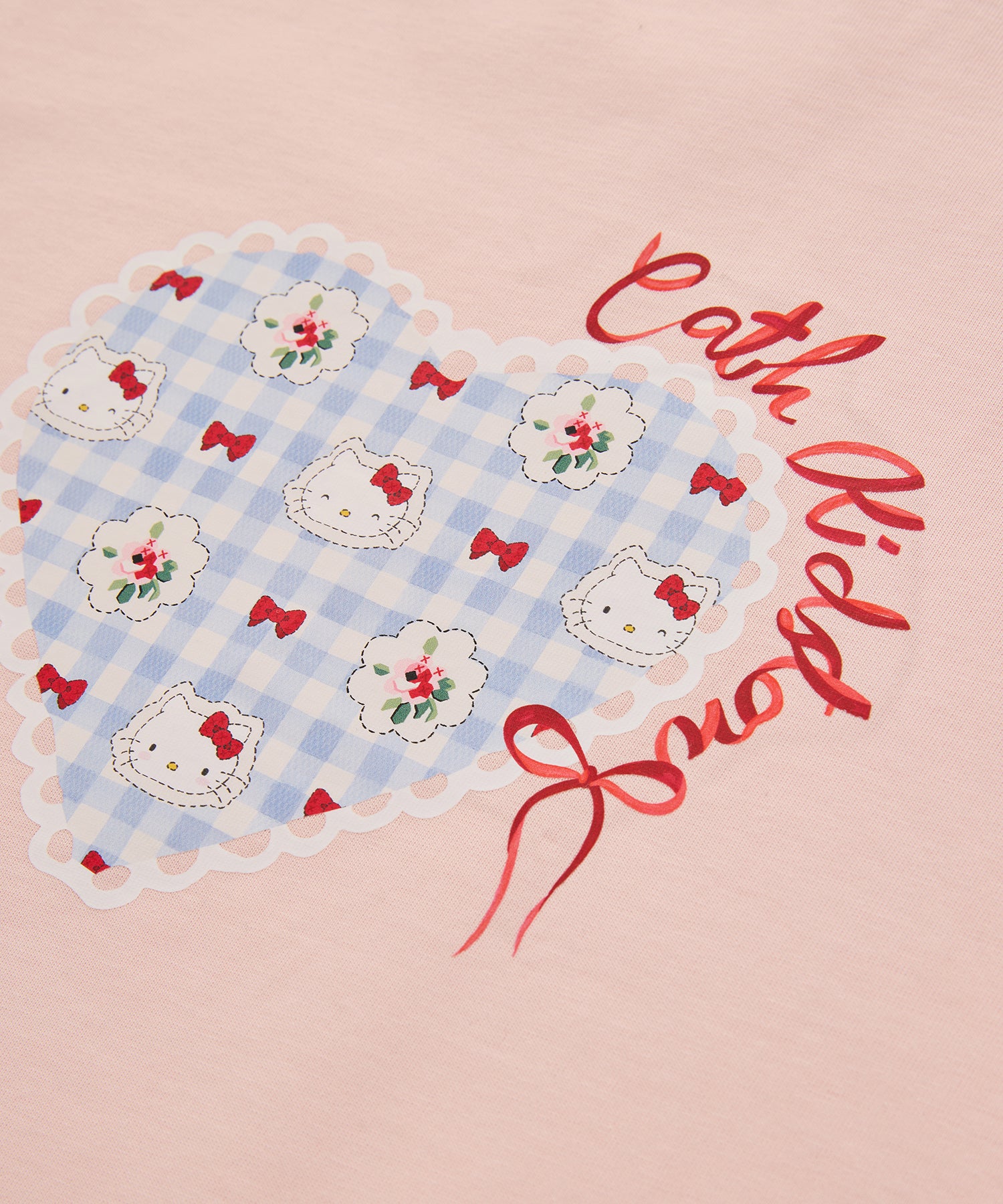 Cath Kidston × Hello Kitty ベーシックTシャツ