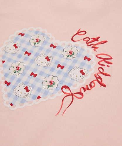 Cath Kidston × Hello Kitty ベーシックTシャツ