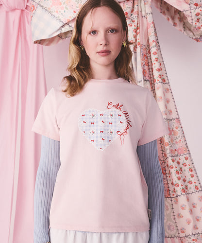 Cath Kidston × Hello Kitty ベーシックTシャツ