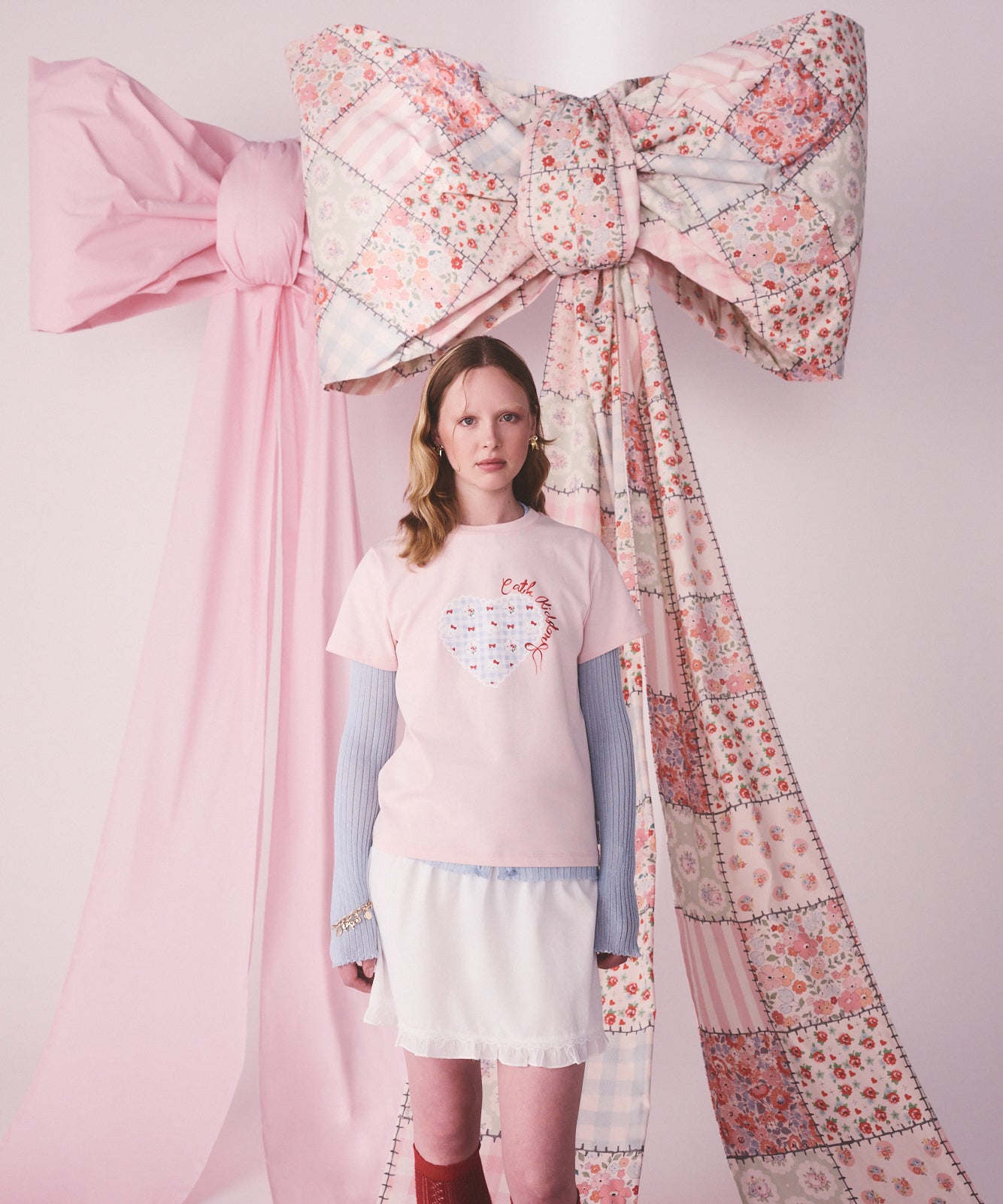 Cath Kidston × Hello Kitty ベーシックTシャツ