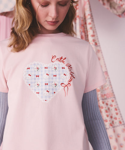 Cath Kidston × Hello Kitty ベーシックTシャツ