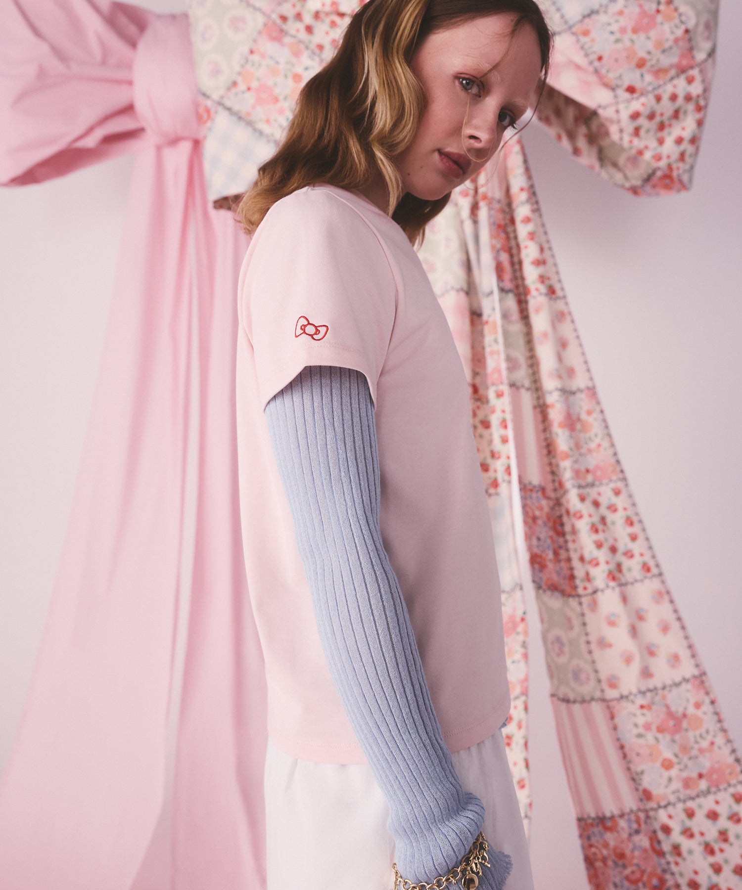 Cath Kidston × Hello Kitty ベーシックTシャツ