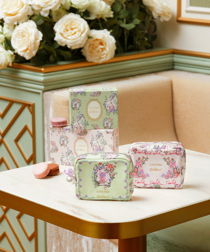 LADURÉE × Cath Kidston ボックスポーチ