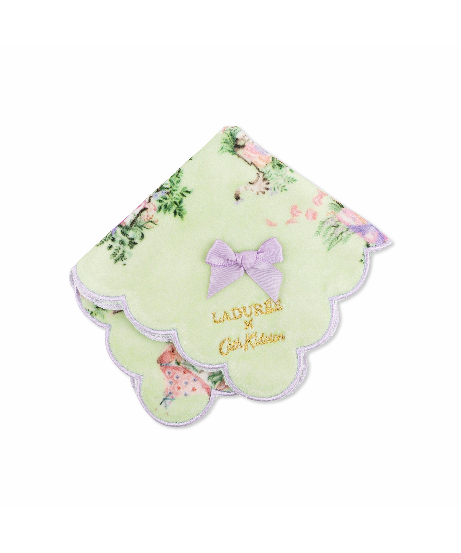 LADURÉE × Cath Kidston スカラップタオルハンカチ