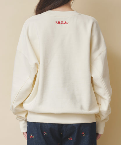 アイコンエンブロイダリースウェットトップス London Dog