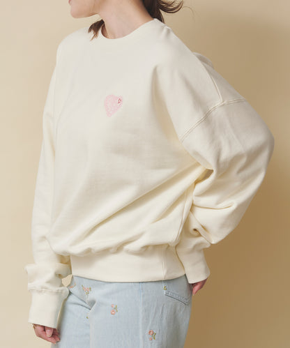 ハートスウェットトップス Hackney Rose