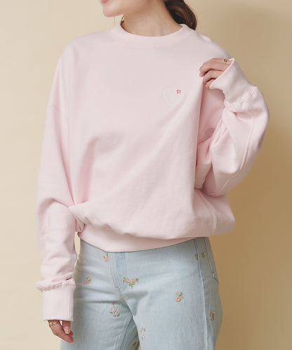 ハートスウェットトップス Hackney Rose