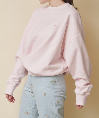 ハートスウェットトップス Hackney Rose