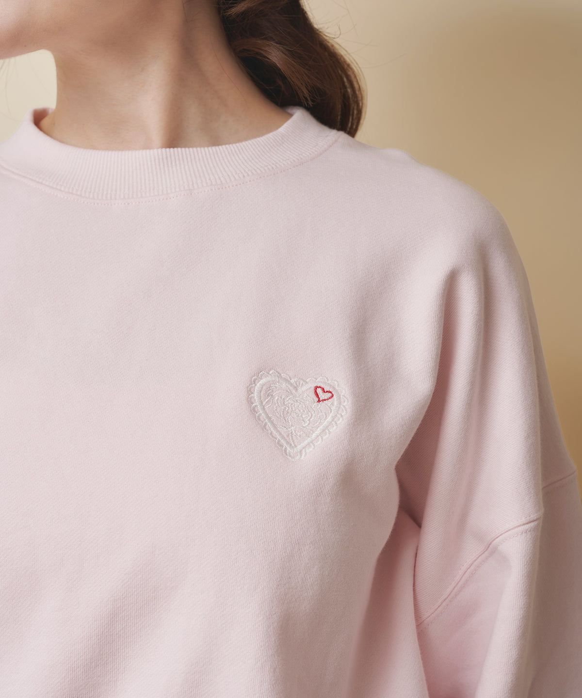 ハートスウェットトップス Hackney Rose