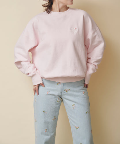 ハートスウェットトップス Hackney Rose