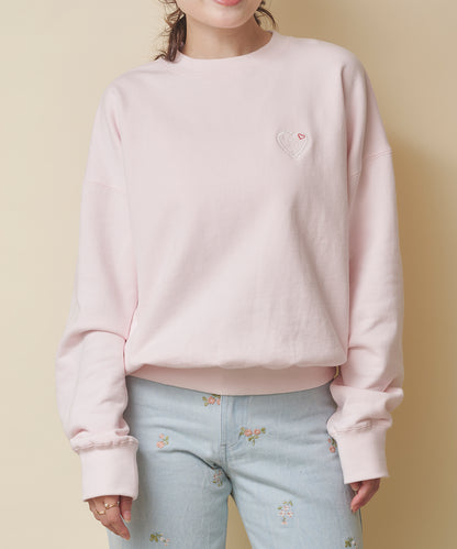 ハートスウェットトップス Hackney Rose
