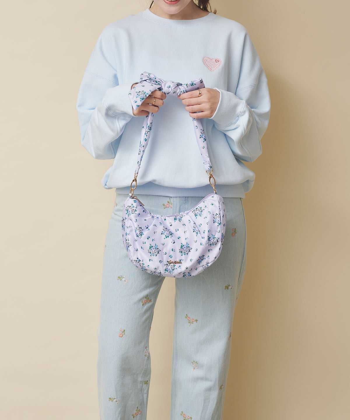 ハートスウェットトップス Hackney Rose
