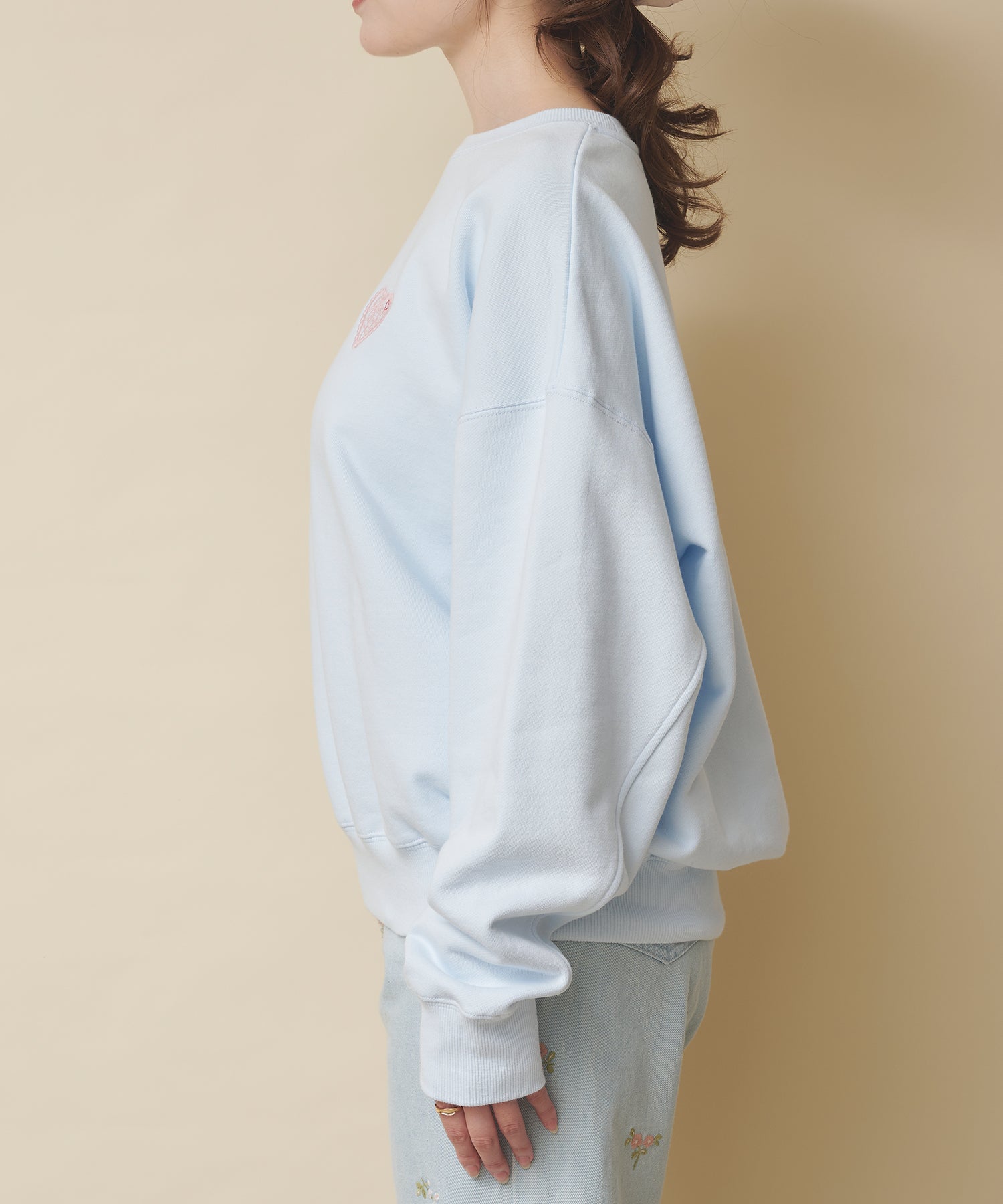 ハートスウェットトップス Hackney Rose