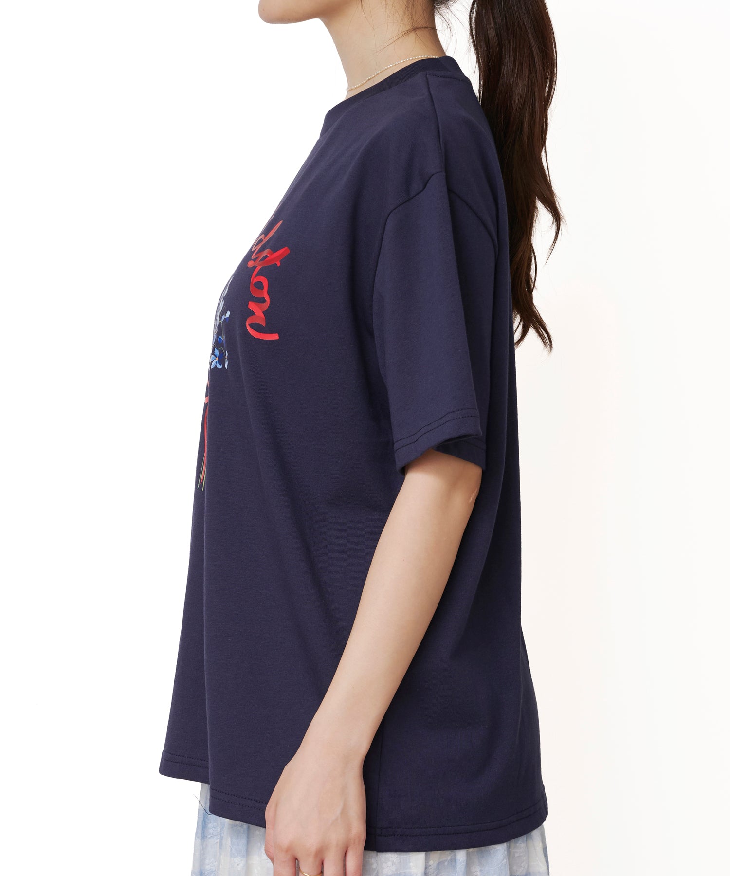 オーバーサイズTシャツ Flower Bunch