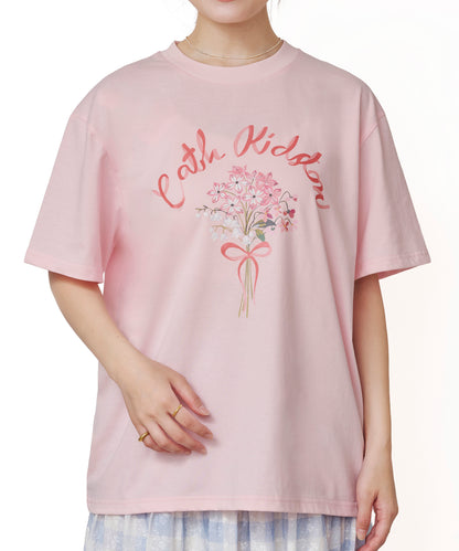 オーバーサイズTシャツ Flower Bunch