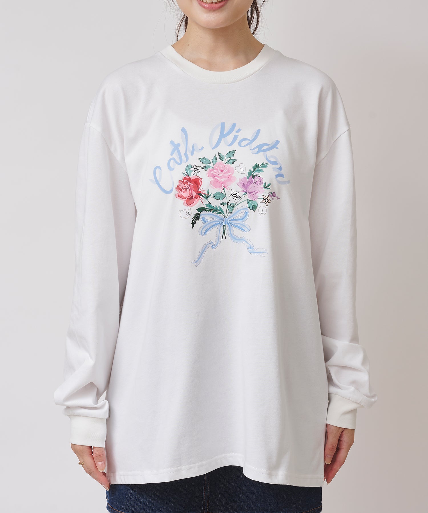 ロングスリーブTシャツ Rose Bunch