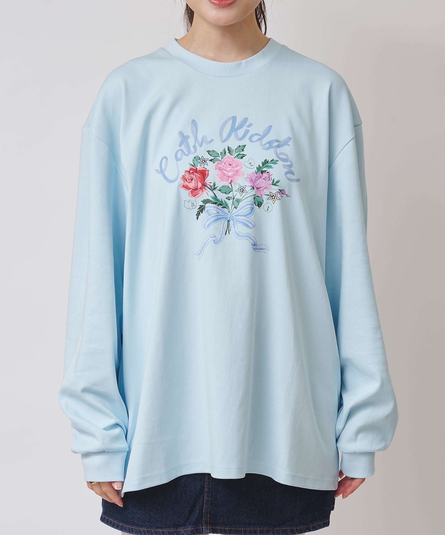 ロングスリーブTシャツ Rose Bunch