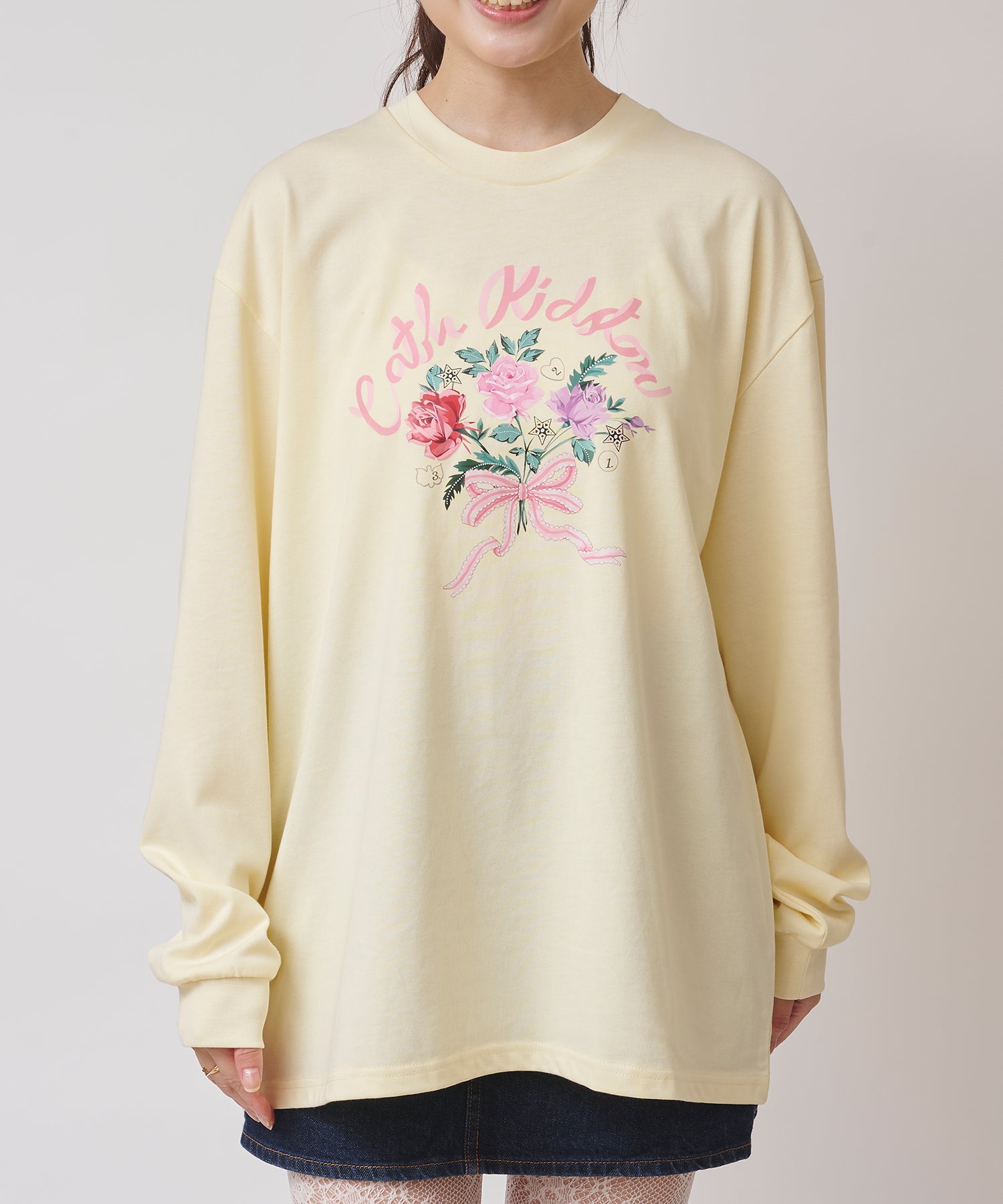 ロングスリーブTシャツ Rose Bunch