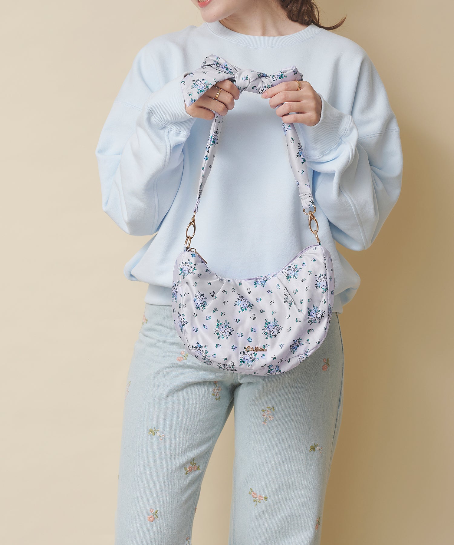 リボンショルダーバッグ Garden Bouquet | Cath Kidston 日本公式