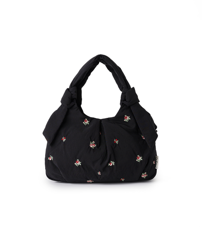 リボンハンドルエンブロイダリーバッグ Floral Garden Embroidery