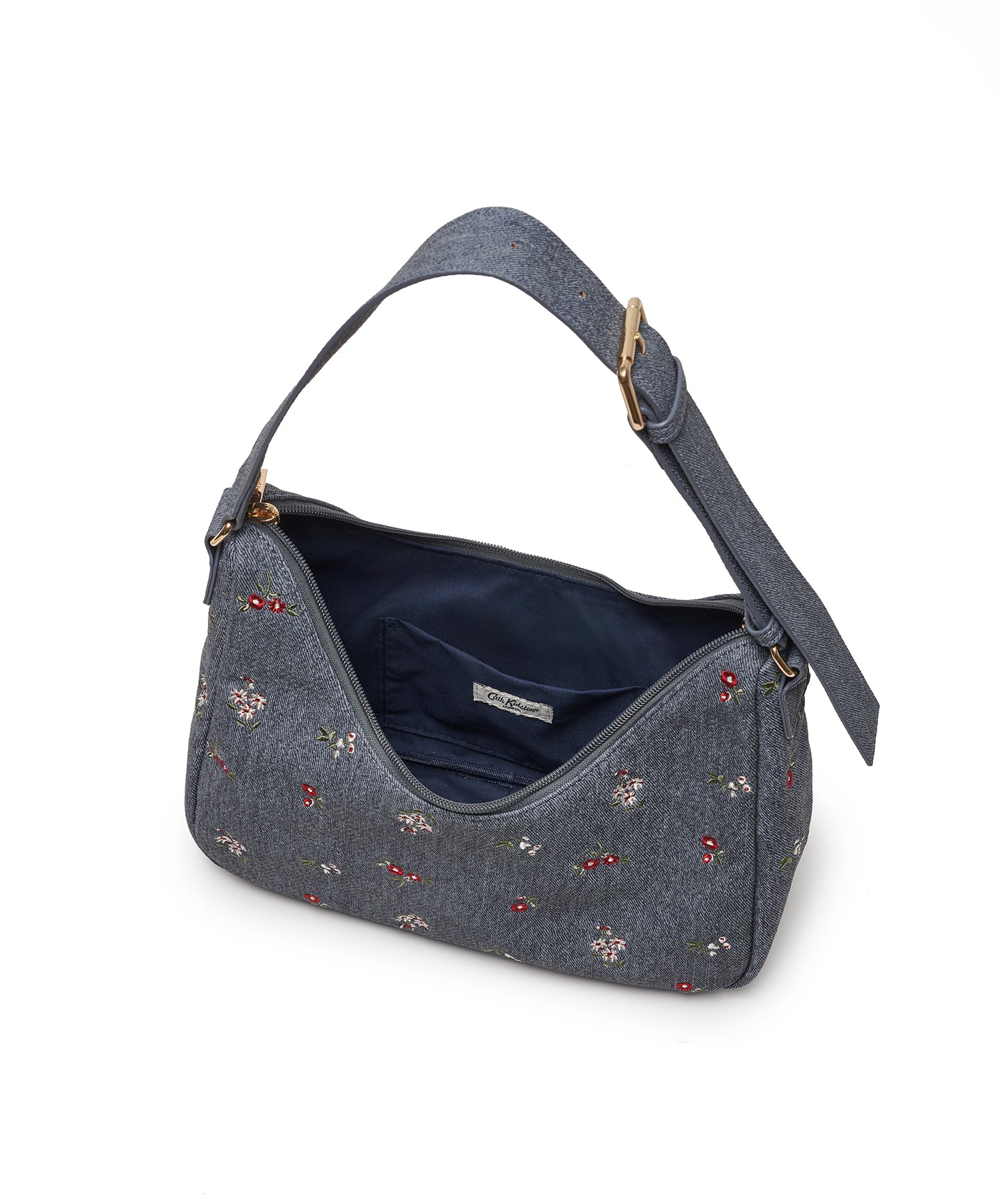 エンブロイダリーデニムバッグ Ditsy Floral Embroidery