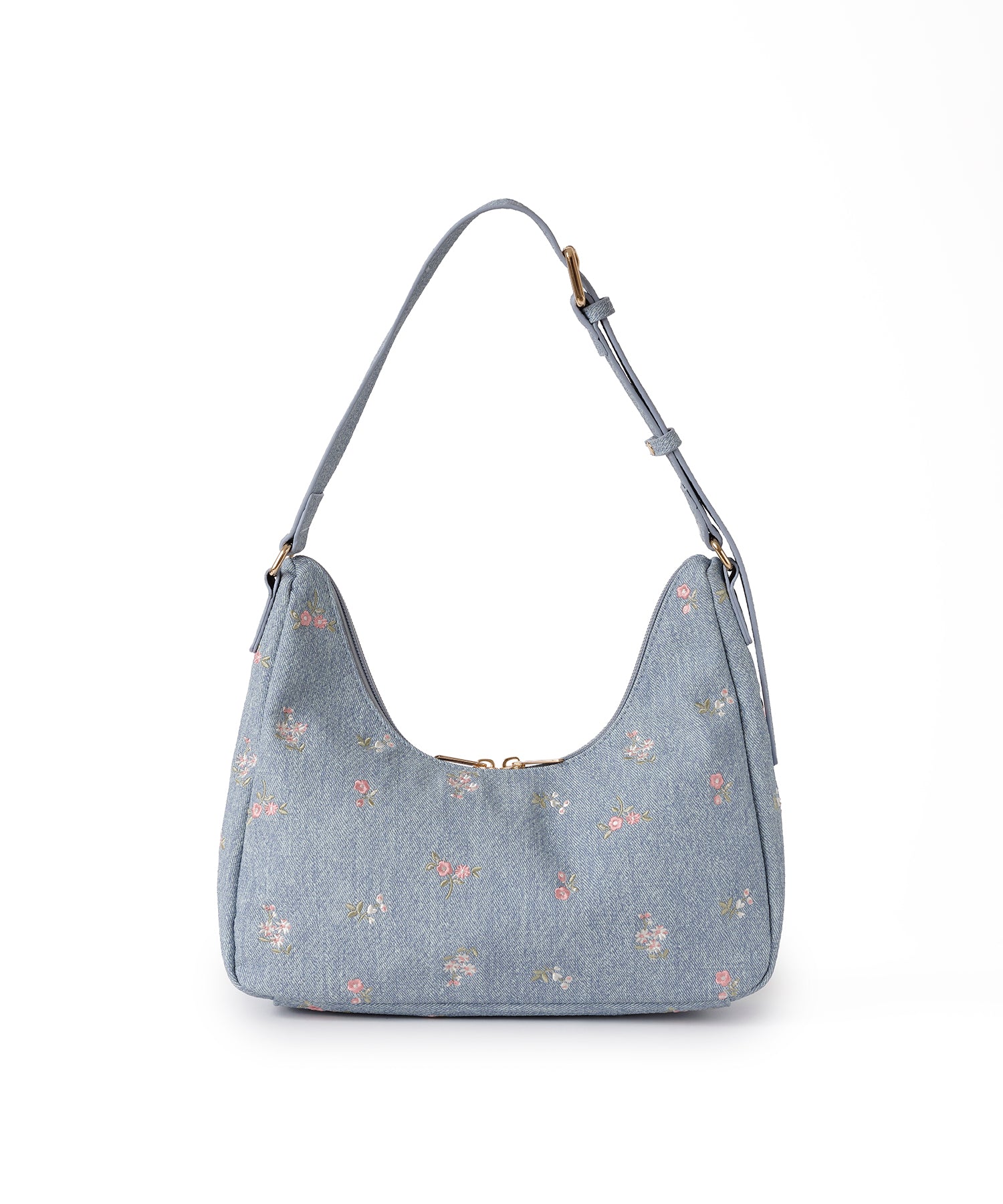 エンブロイダリーデニムバッグ Ditsy Floral Embroidery