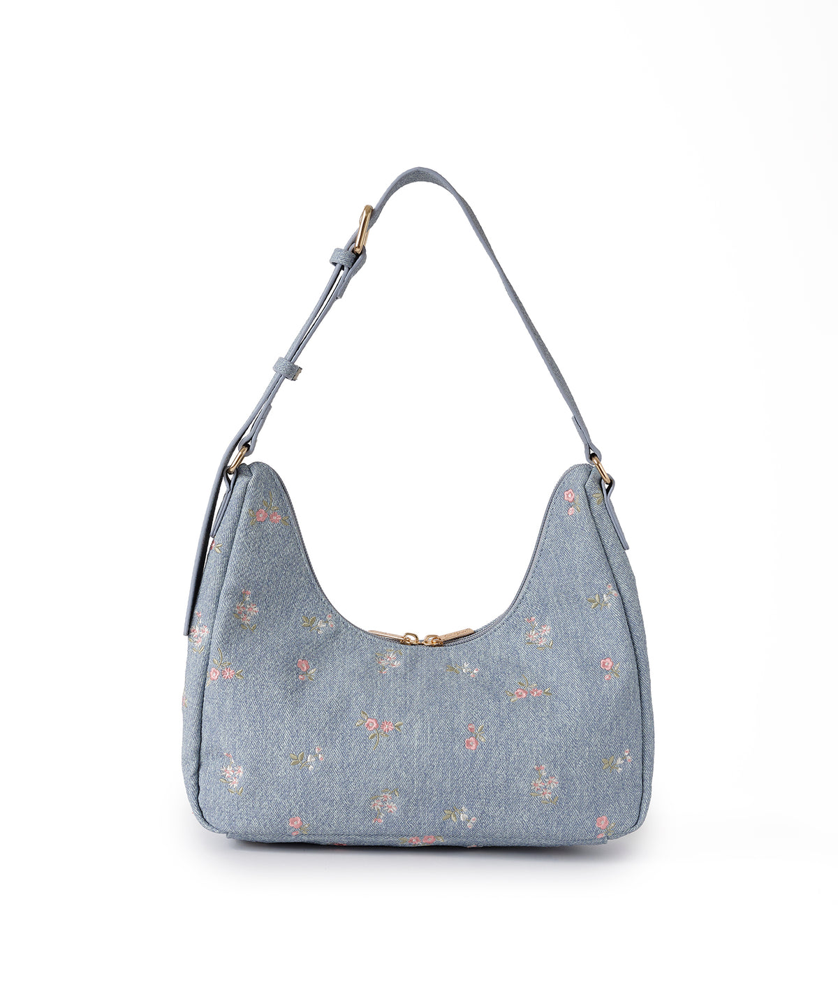 エンブロイダリーデニムバッグ Ditsy Floral Embroidery