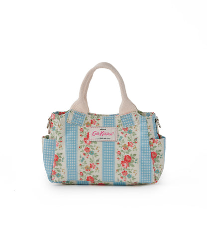 Floral Gingham Blue