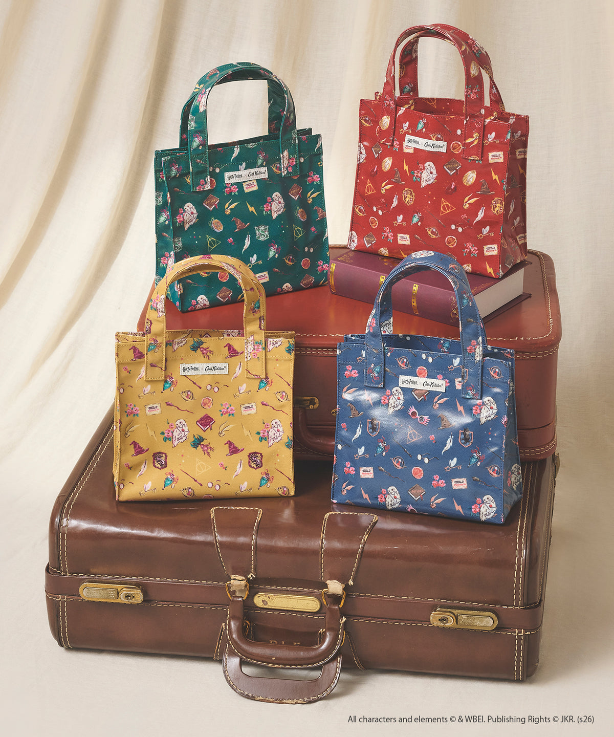 Harry Potter×Cath Kidston スモールコーティングバッグ Harry Potter Icons