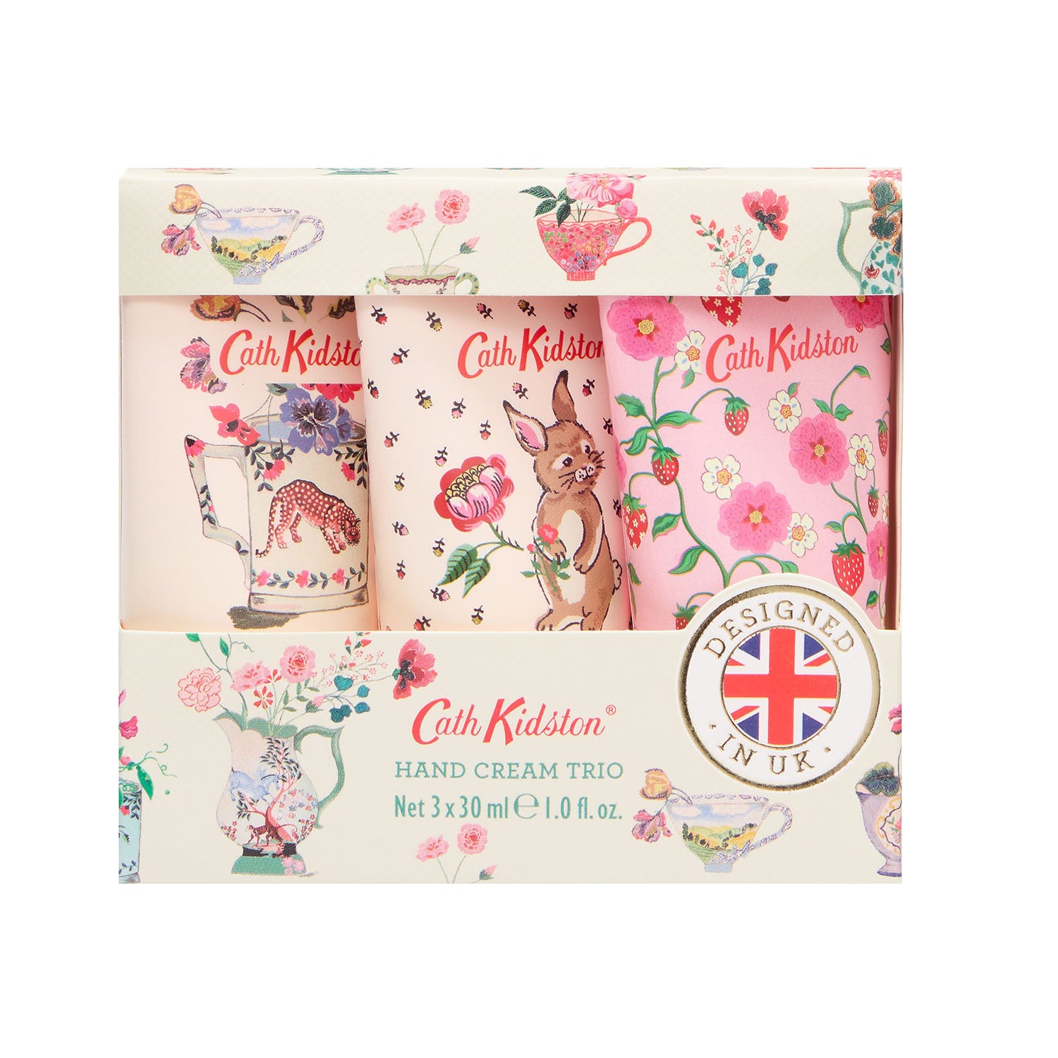ハンドクリームトリオ ティーカップバニー | Cath Kidston 日本公式