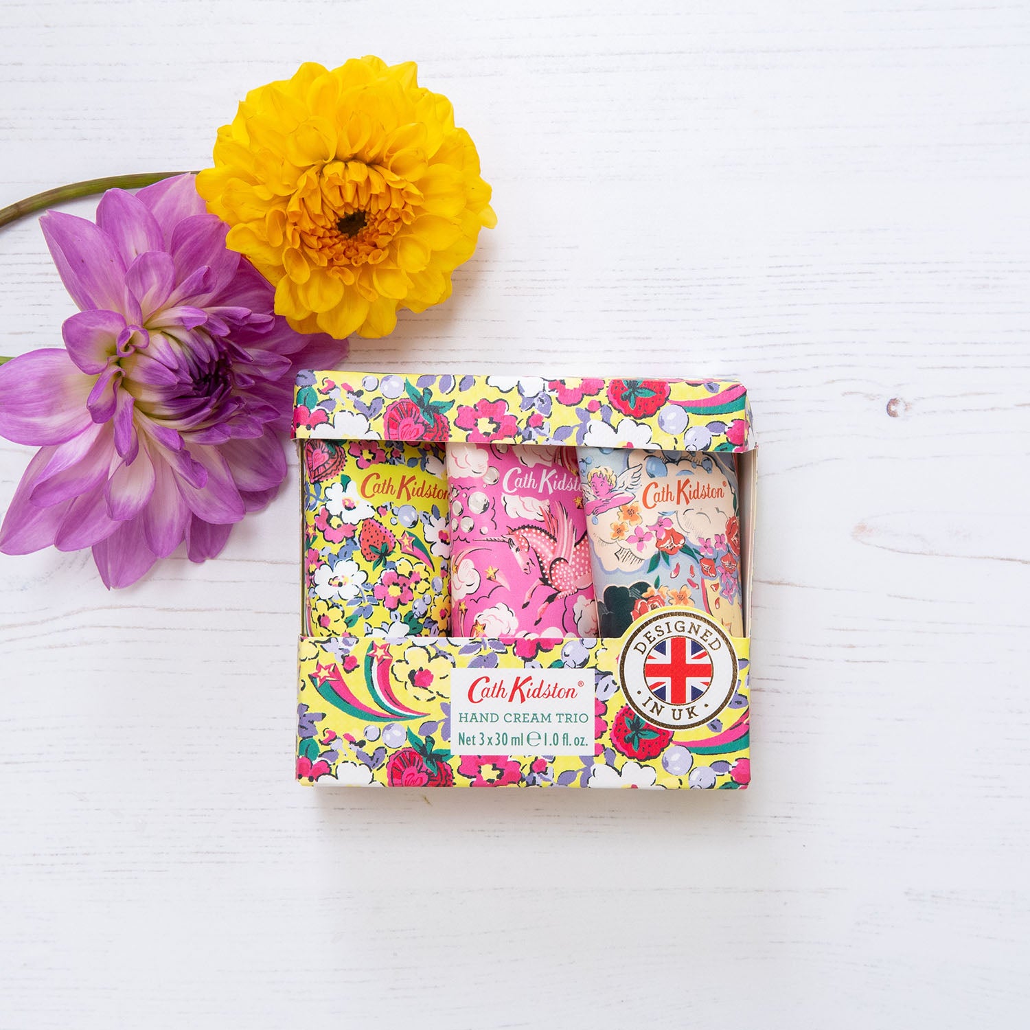 ハンドクリームトリオ ドリームイエロー | Cath Kidston 日本公式