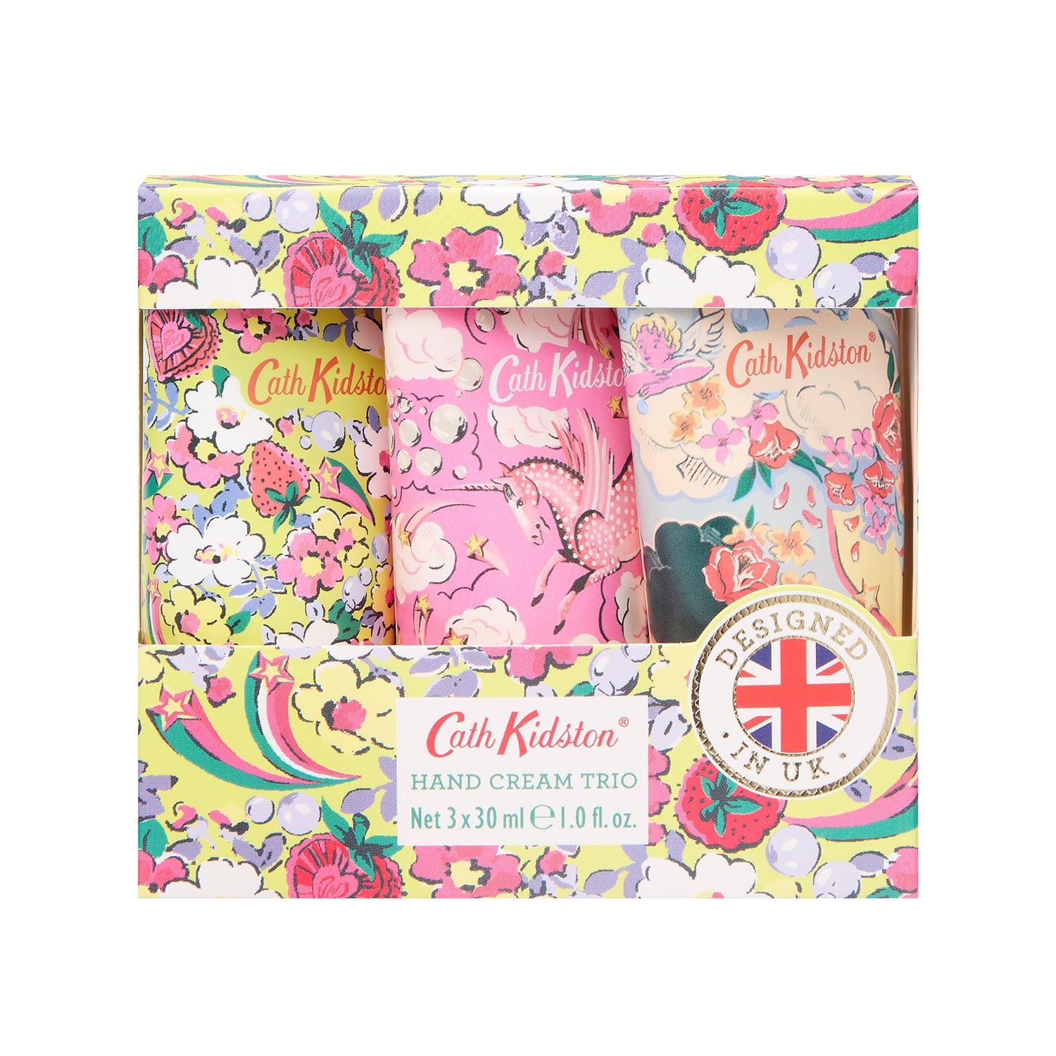 ハンドクリームトリオ ドリームイエロー | Cath Kidston 日本 ハンドクリームトリオ ドリームイエロー | Cath Kidston 日本