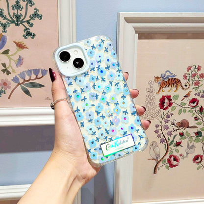 CK × SKINNYDIP iPhoneケース Blue Ditsy