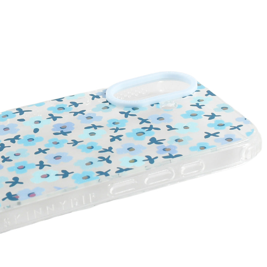 CK × SKINNYDIP iPhoneケース Blue Ditsy