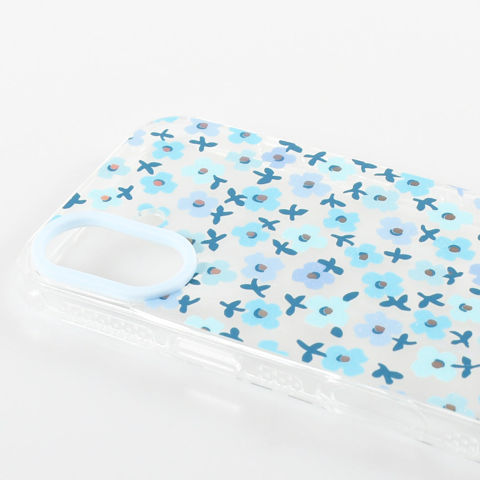 CK × SKINNYDIP iPhoneケース Blue Ditsy