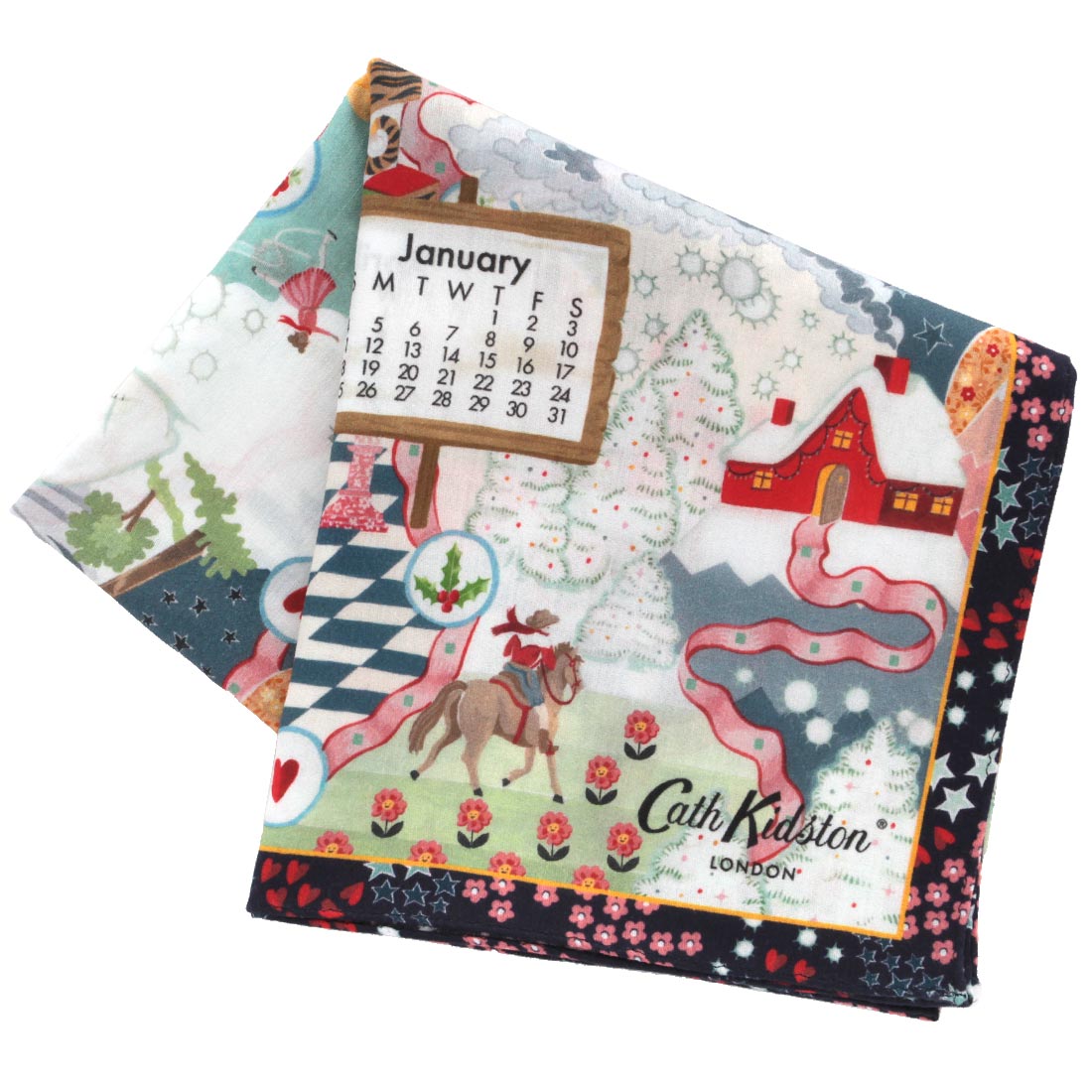 Cath Kidston　プリントハンカチ
