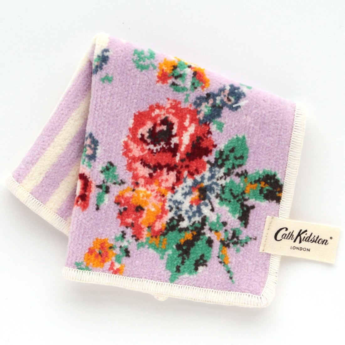 Cath Kidston　タオル　ストライプフラワー