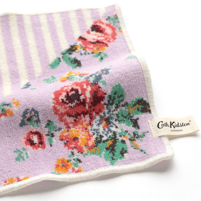 Cath Kidston　タオル　ストライプフラワー