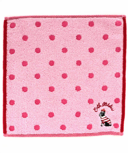 バーニー刺繍タオルハンカチ