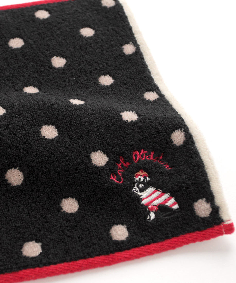 バーニー刺繍タオルハンカチ