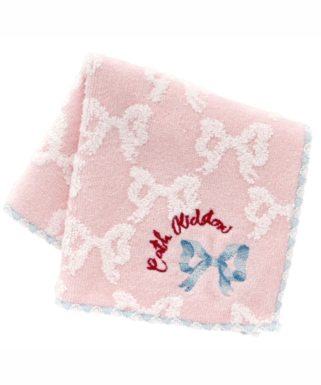 リボンモチーフタオルハンカチ