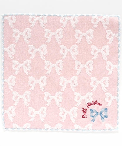 リボンモチーフタオルハンカチ