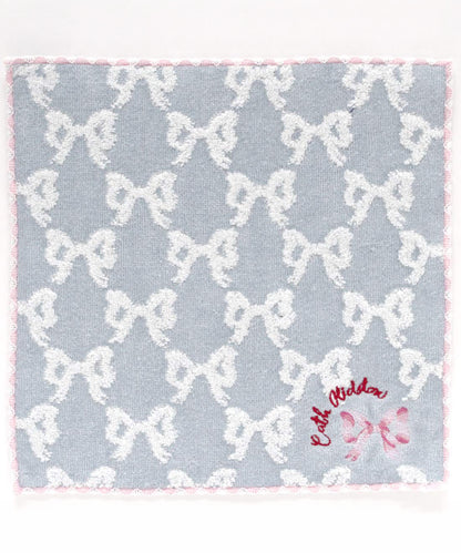 リボンモチーフタオルハンカチ