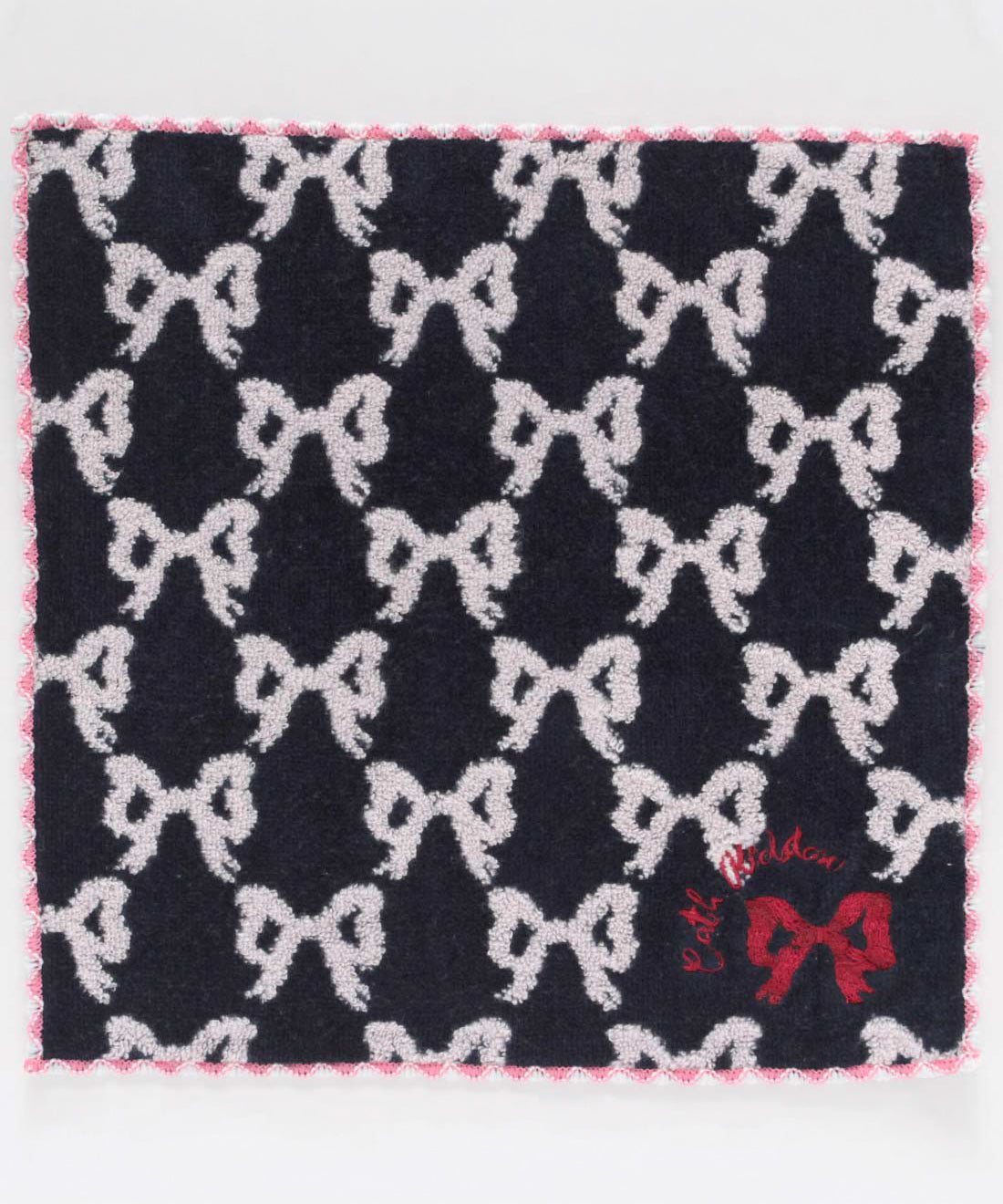 リボンモチーフタオルハンカチ