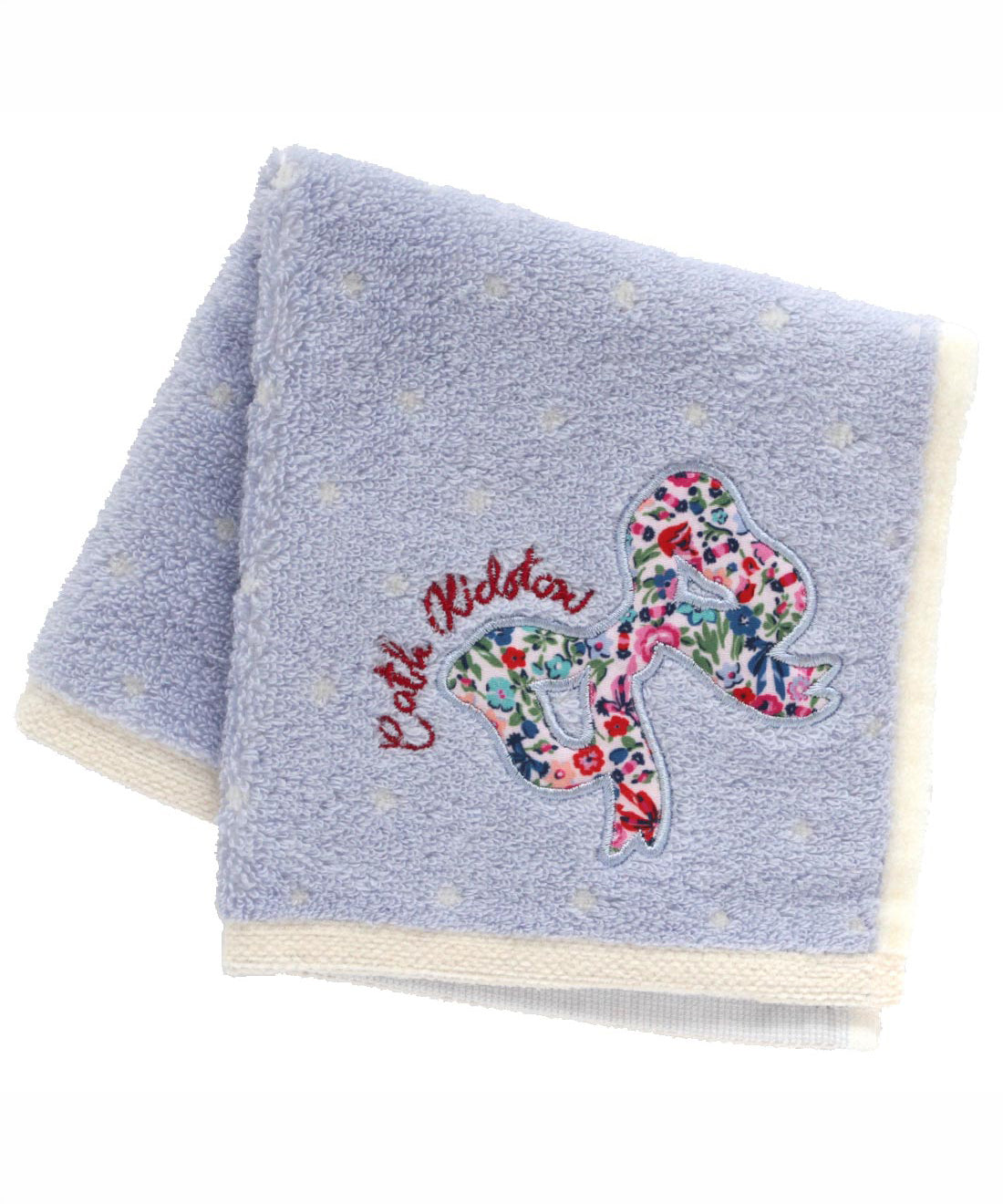 リボンアップリケタオルハンカチ HARMONY DITSY