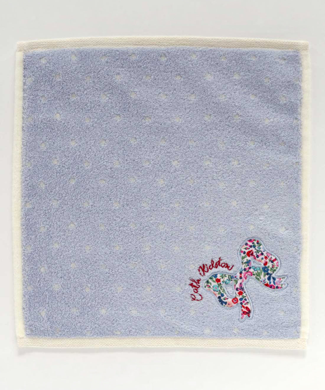 リボンアップリケタオルハンカチ HARMONY DITSY