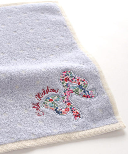 リボンアップリケタオルハンカチ HARMONY DITSY