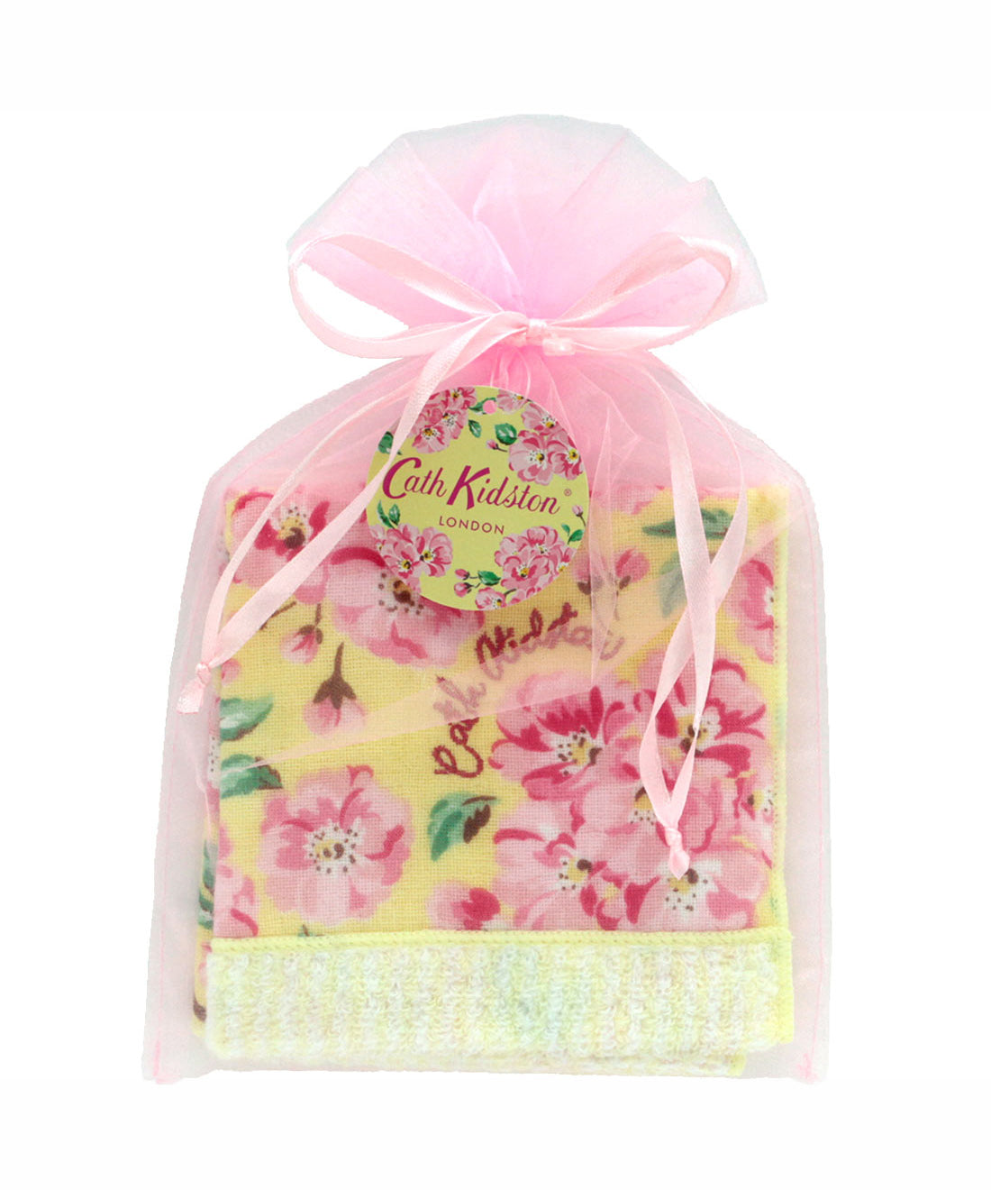 オーガンジー巾着入りさくらタオルハンカチ